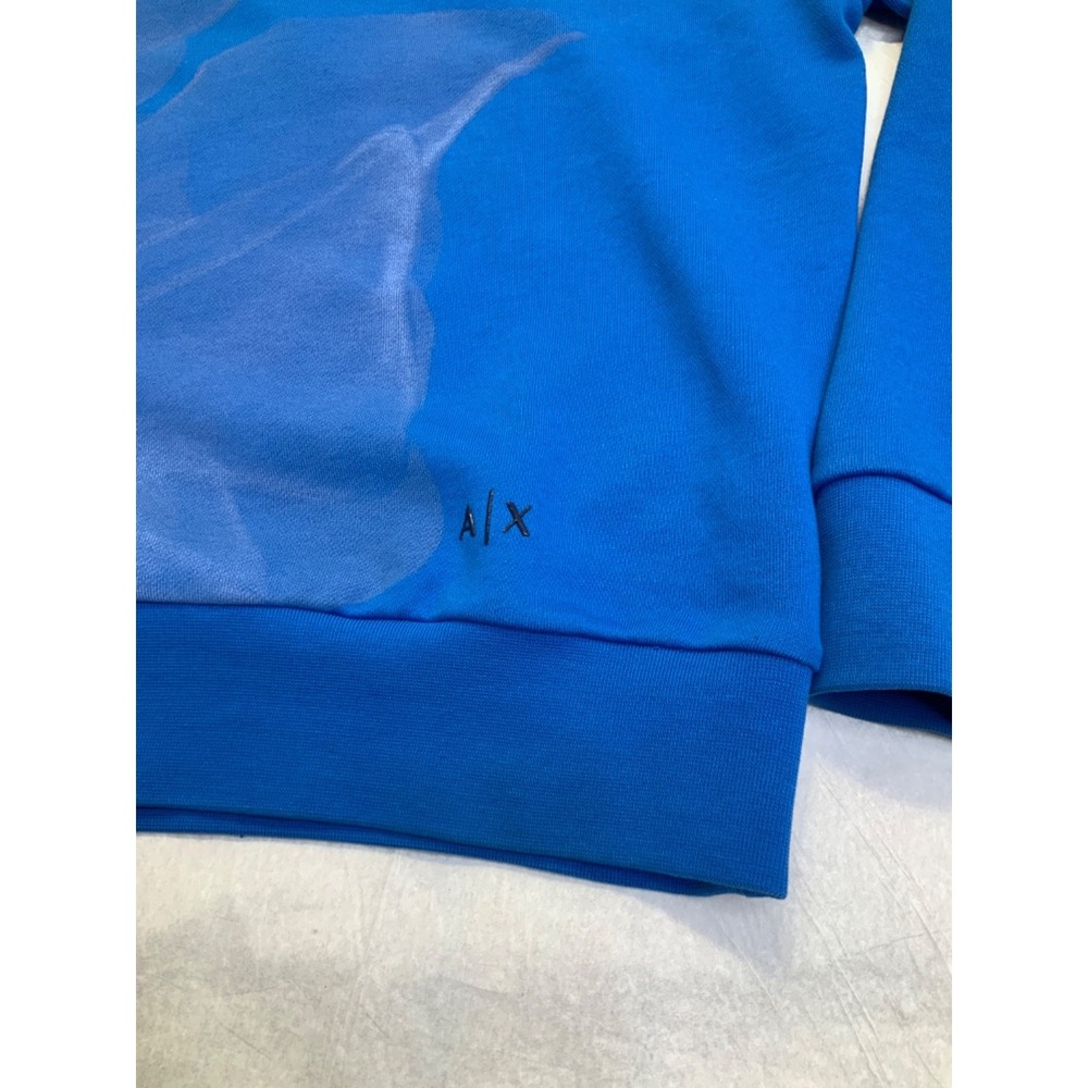 A|X ARMANI EXCHANGE Abstract-Print Organic-Cotton Men's Blend Sweatshirt sz M - Picture 4 of 13